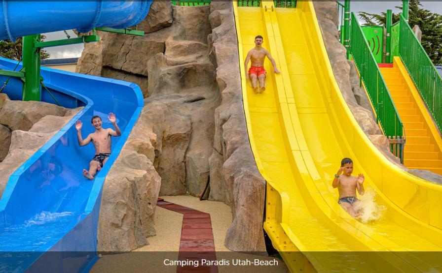 Mobile-Home 100M Plage Utah Mme Surget Сент-Мари-дю-Мон Экстерьер фото