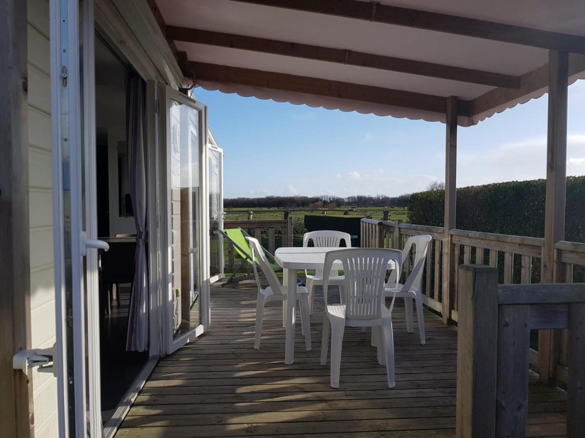 Mobile-Home 100M Plage Utah Mme Surget Сент-Мари-дю-Мон Экстерьер фото