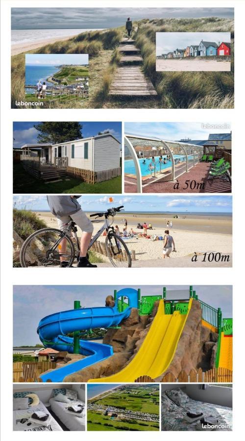 Mobile-Home 100M Plage Utah Mme Surget Сент-Мари-дю-Мон Экстерьер фото